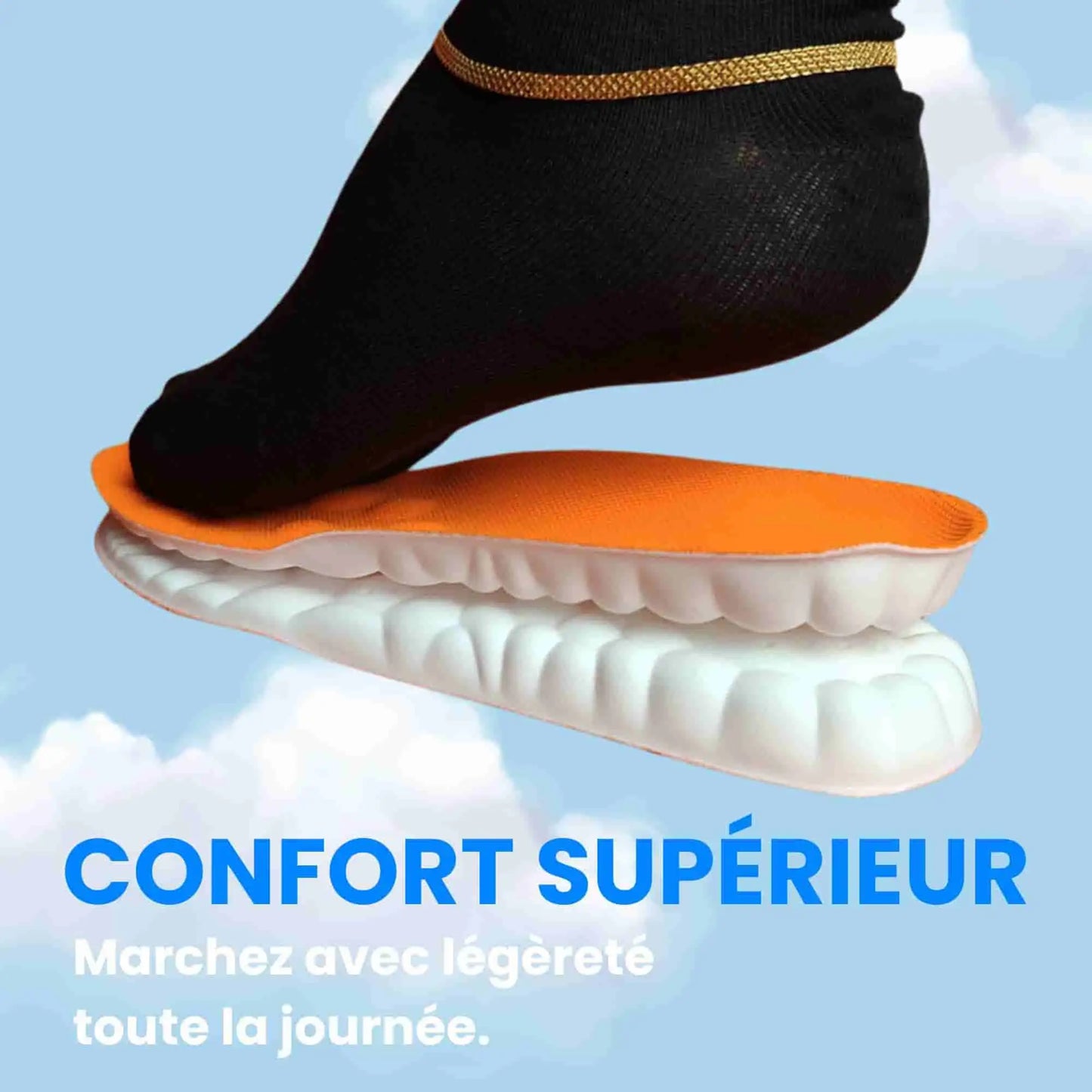 Semelle sport absorption chocs Soleazy