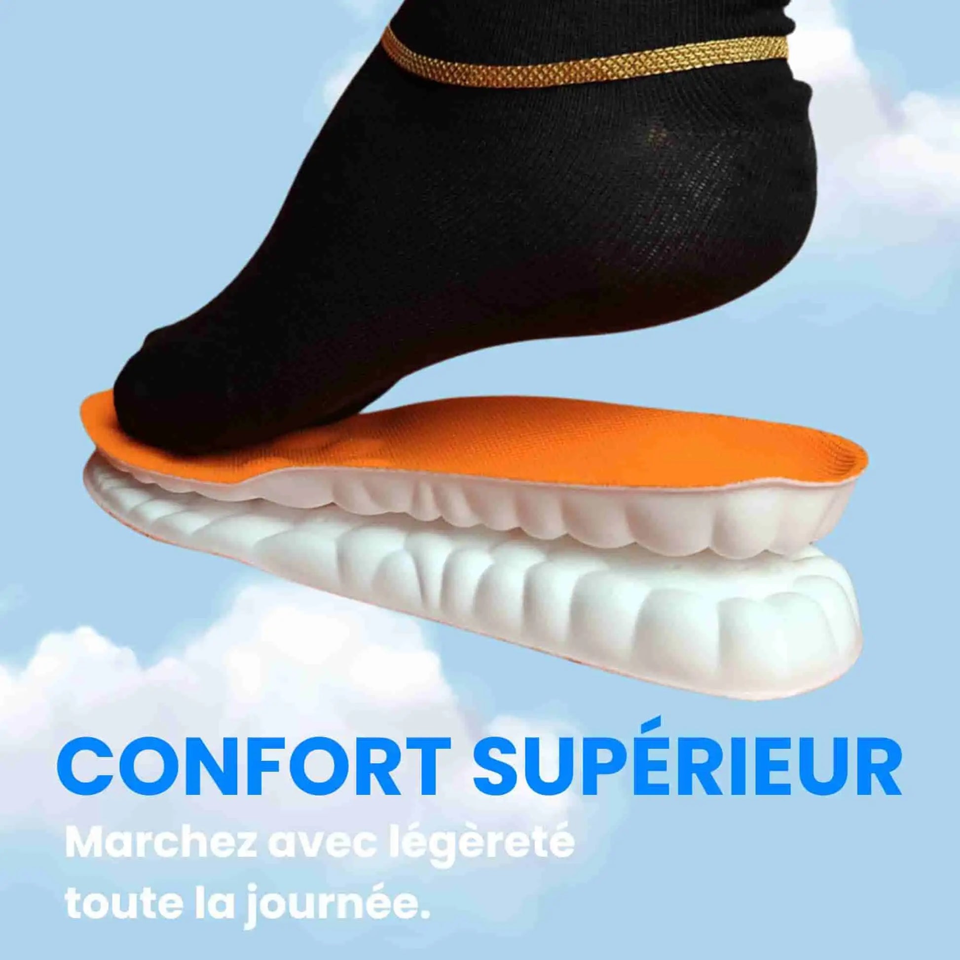 Semelle sport absorption chocs Soleazy